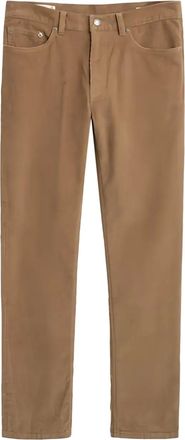 GANT Ribfluwelen regular jeans - Bruin