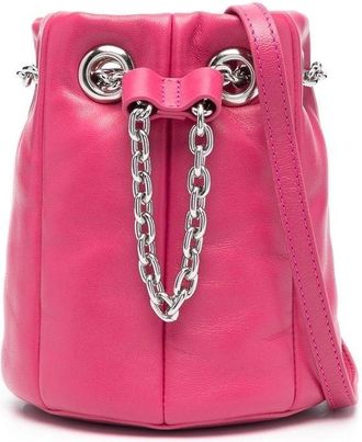 Stand Studio Yvette bucket bag - women - Lamb Skin - One Size - Pink