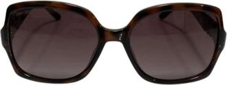Jimmy Choo London Pre-owned Accessories, female, Brown, Size: ONE SIZE Pre-owned Sammi G/S Sunglasses