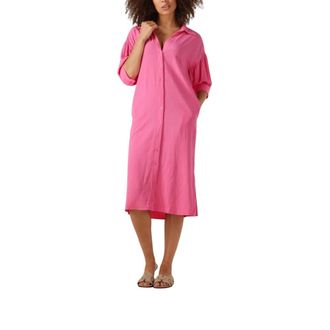 Ydence Ydence, Dames, Jurken, Roze, Maat: XL Denim