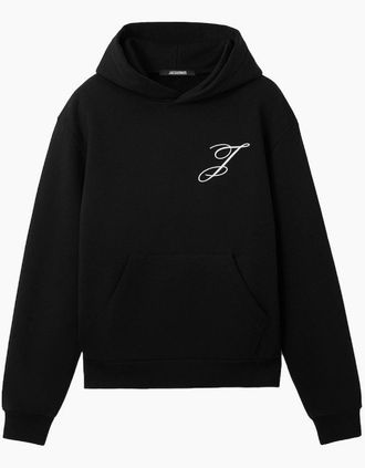 Jacquemus Mens Jacquemus LE Logo Hoodie Black - Size: 36