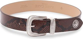 Kate Cate Tex Mex Python Belt