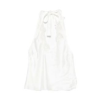 Sir. Sleeveless Tops, female, White, Size: XS Halterneck Sleeveless Top