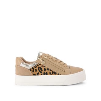 Carvela Womens Statement Zip Sneakers - Camel - Size UK 9
