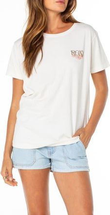 Roxy Beach Day Graphic T-Shirt in Dew at Nordstrom, Size Xx-Large
