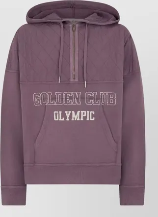 Golden Goose quilted cotton hoodie