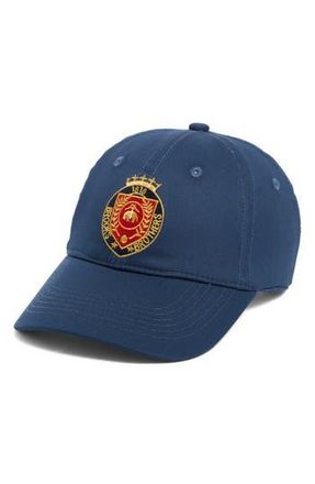 Brooks Brothers Crest Embroidered Cotton Baseball Hat in Denim at Nordstrom Rack