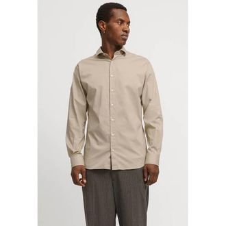 Jack & Jones PREMIUM zakelijk overhemd ecru