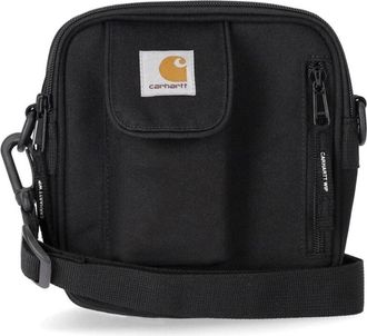 Carhartt Work in Progress Zwarte Crossbody Tas met Meerdere Compartimenten - Heren - Schoudertassen - Zwart - ONE Size - Polyester - Tassen