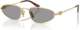 Miu Miu Mua 52S Zonnebril - unisex - Zonnebrillen - Geel - ONE Size - Accessoires