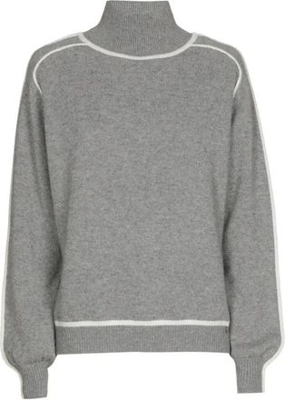 Marie Méro Truien & Vesten, Dames, Grijs, 4Xl, Wol, Luxe wol-kasjmier trui