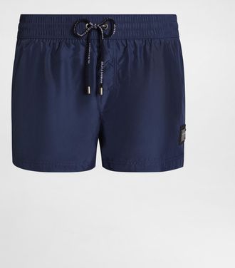 Dolce & Gabbana Boxer Corto - Man Beachwear Blue Fabric 2