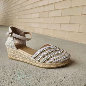 Gaimo Espadrilles Womens Nil 831 Espadrille Sandal In Natural