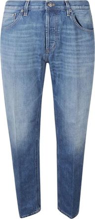 Dondup Brighton Carrot-fit Jeans - Heren - Loose Fit Jeans - Blauw - W36 - Katoen - Jeans