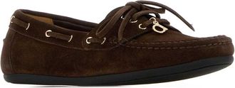 Ferragamo Womens Suede Loafer Brown
