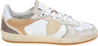 Philippe Model Pgal Sneaker - Dames - Sneakers - Wit - 37 EU - Katoen - Schoenen