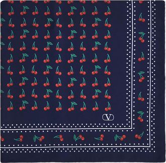Valentino Garavani Silk Cherryfic Foulard