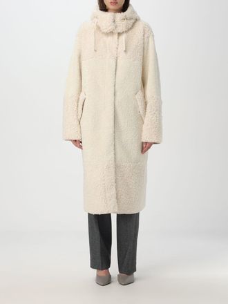 コート BOSS Woman Coat Natural 50524975 118 HUGO BOSS Coats – Elaborate designs | Women