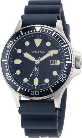 Nautica Cocoa Beach Blue PU Mens Watch