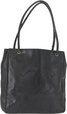 Chanel Pre-owned Tote Bags, female, Black, Size: ONE SIZE Pre-owned Tote Bag