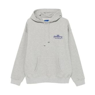 Awake NY Heren, Sweatshirts & Hoodies, Grijs, Maat: S Katoen