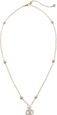 Valentino Garavani VLogo Signature Ketting - Dames - Kettingen - Geel - ONE Size - Accessoires