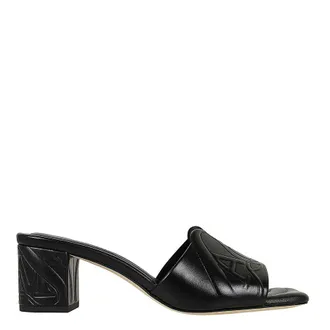 サンダル・ミュール ALEXANDER MCQUEEN Silver Leather Seal Mules Alexander Mcqueen Silver Leather Seal Mules (alexander