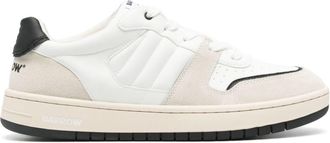 Barrow logo-print panelled sneakers - unisex - Suede - 40 - White