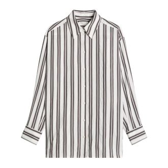 Marc O'Polo Camicie Tessute- Lsl- Righe Y/D - - Blouses & Shirts - Donna - Marrone - L
