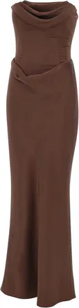Rotate Mujer, Vestidos, Marr&oacute;n, Talla: M