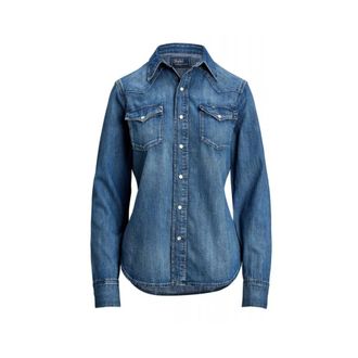 Ralph Lauren Mujer, Blusas y Camisas, Azul, Talla: L