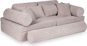 OEM Sof&aacute; De Juegos Montessori Premium Waffle Color Rosa Claro