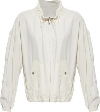 Isabel Marant Plume Jas - Dames - Zomerjassen - Wit - L - Linnen - Jassen