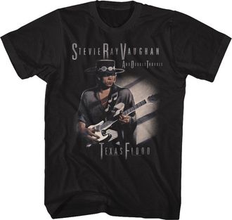 American Classics Stevie Ray Vaughn Texas Flood Too Black Adult T-Shirt Tee
