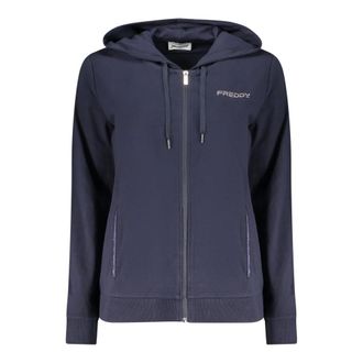 Freddy Zip-throughs, female, Blue, Size: S Long-sleeved Hoodie