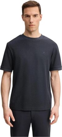 Joop Graphic Texture T-shirt - Heren - T-shirts - Blauw - XL - Katoen - Tops