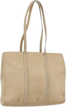 Loewe Pre-owned Tote Bags, female, Beige, Size: ONE SIZE Pre-owned Tote Bag