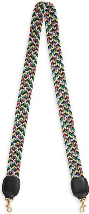 Clare Vivier Woven Crossbody Strap in Black Multi Webbing at Nordstrom
