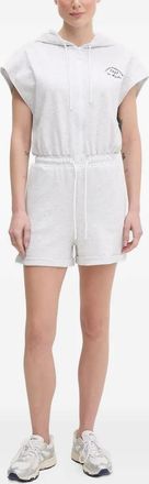 Guess Co zip-front hooded playsuit - Grey