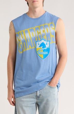 Junk Food NFL Chargers Cotton Graphic Muscle Tee in Blueberry at Nordstrom Rack, Size Medium