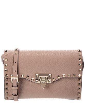 Valentino Rockstud Grainy Leather Crossbody