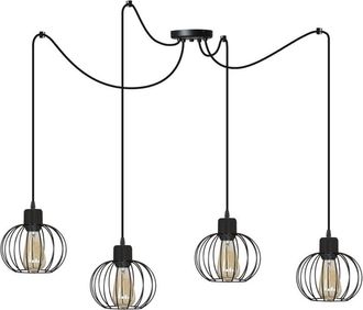 OEM L&aacute;mpara Colgante Led Ara&ntilde;a Estilo Retro Loft Moderna