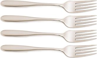 La Redoute Interieurs Set van 4 vorken in inox, Ebano