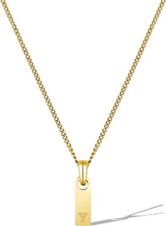 Vincero Mens Initial Pendant Necklace in Gold - Y at Nordstrom