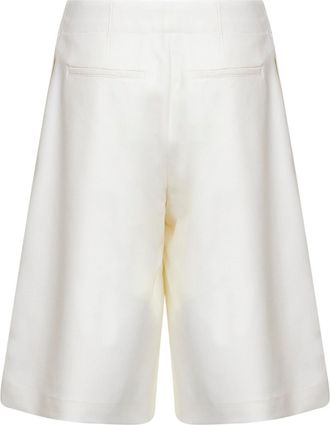 Jacquemus Mens Bermuda Shorts The Moisson White Cotton