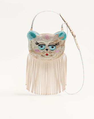 Valentino Garavani Valentino Garavani Le Chat De La Maison shoulder bag with rhinestones Wo