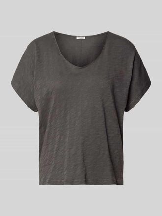 Marc O'Polo Loose Fit T-Shirt aus reiner Baumwolle in Dunkelgrau, Gr&ouml;&szlig;e XXL