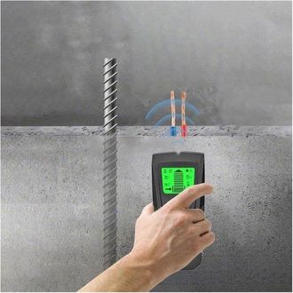 OEM Detector De Metales De Pared - Montaje Seguro - Detecci&oacute;n De Cables De Ca - Hasta 60 Mm De Profundidad - Amarillo