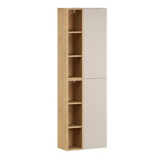Petits Meubles Columna de pared 2 puertas paneles de melamina cachemira