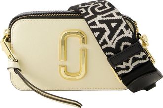Marc Jacobs Womens The Snapshot Crossbody Leather White Cowhide Bags Totes-shopping-bags